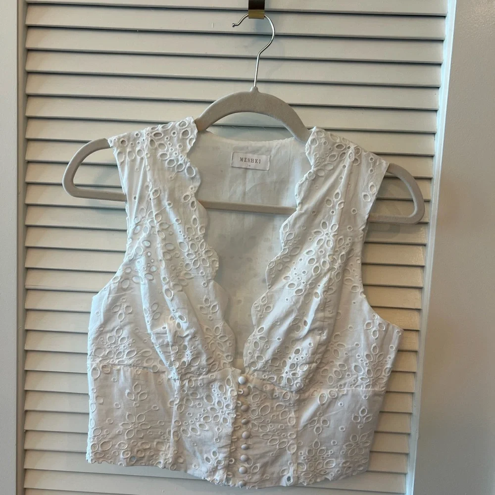 Meshki White Arla Top - Picture 3 of 4